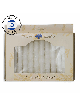 Israeli Hand Crafted Snow White Shabbat Candles | Artists and Designer